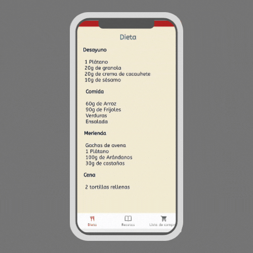 diet android app gif