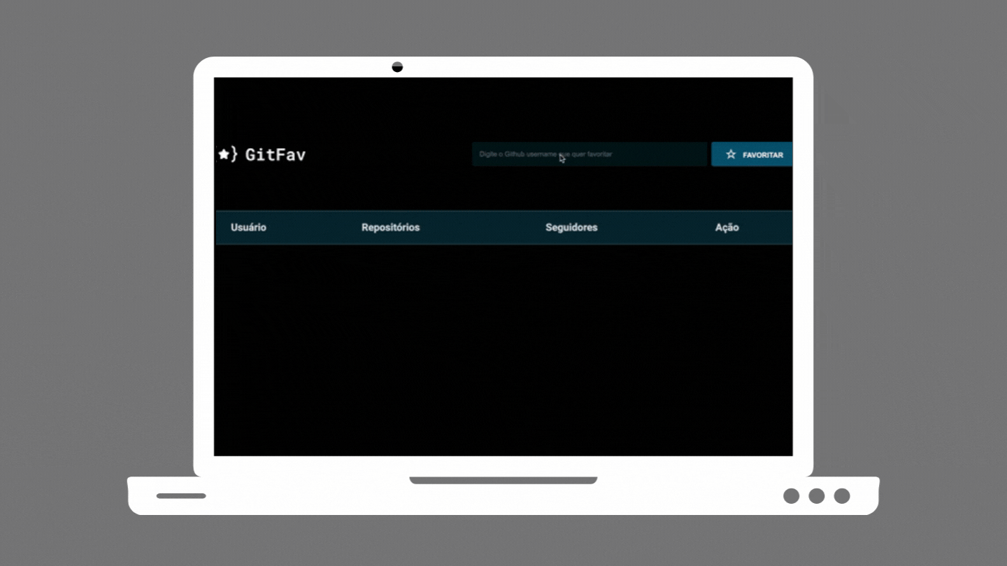 github favorite users website gif