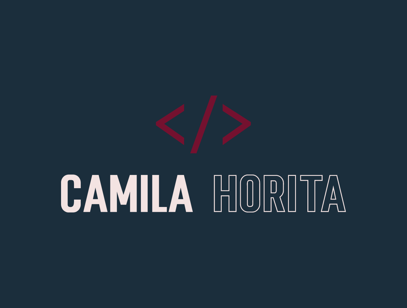 Logo Camila Horita