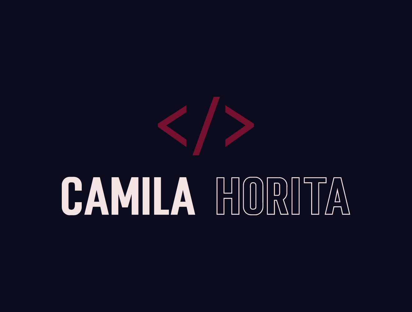 Camila Horita Logo